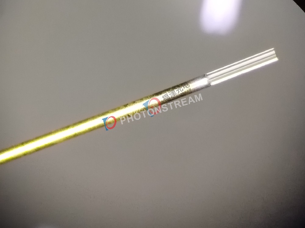 Metallized Lensed Fiber for Highly Coupling